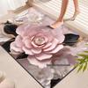 TEMU Цветочный Градиент Диатомовая Грязь Абсорбирующий Противоскользящий Коврик для Двери в Ванную