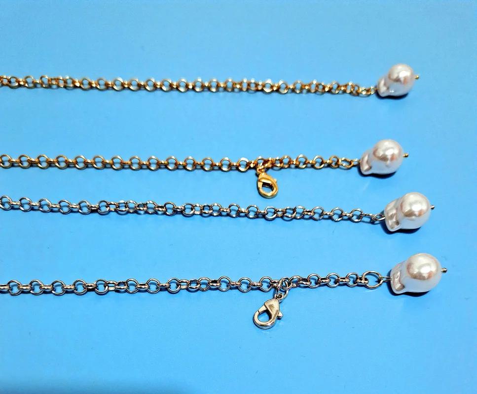 Женская мода простое персонализированное ожерелье барочный жемчуг кулон ожерелье новый дизайн ювелирные изделия подарок