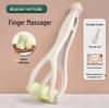 Bianstone Jade Finger Clip Massager: Multipurpose Hand Joint Roller for Acupoint and Meridian Therapy