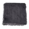 Seat Cushion - HOUSE NORDIC - 40 X 40 Cm - Artificial Lambskin - Grey - Contemporary Design