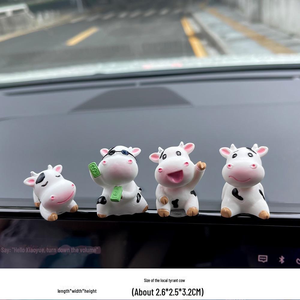 Прозрачный суккулентный кактус и мультяшные животные Мини украшения для салона автомобиля