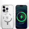 Подходит для чехла для мобильного телефона iPhone15 Чехол с магнитной присоской MAGsafe Apple 14 Противоударный 13promax Прозрачный чехол Bayer