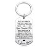 Engraved Stainless Custom Steel Keychain Thoughtful Reminder For Loved Ones On Special Occasions