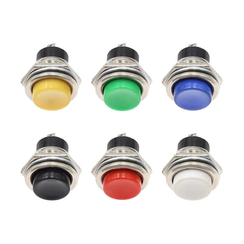 16mm Round Momentary 2Pin Small Power Switch DS-212 Self-reset Push Button