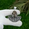 Mothers day Sale 925 Sterling Silver Turritella Agate Gemstone Pendant Jewelry