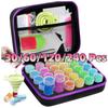 DIY Diamond Painting Tools 60 Compartments Dispensing Bottles 120 Bottles Handheld Storage Box Bag Purple 240 Bottles Essential Oil Bag