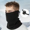Зимний теплый головной убор для велоспорта, шарф, маска-воротник из поларфлиса для защиты ушей и шеи, для рыбалки, катания на коньках, бега, спортивный шарф для кемпинга, пешего туризма