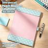 Polka Dot Pattern Clipboard Color-blocking Writing Pad Exam Paper Organizer  Exam Paper Storage