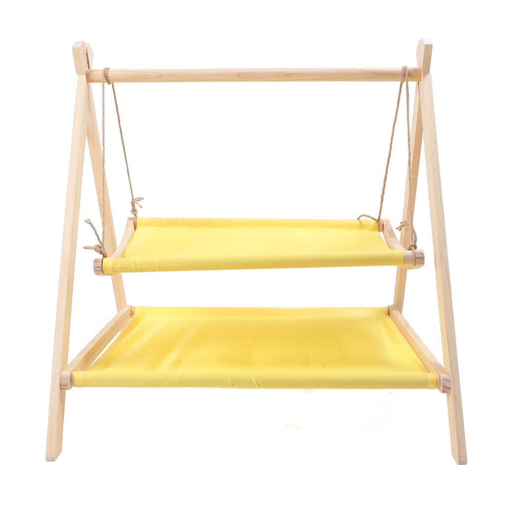 Гамак-качалка для кошек Деревянный Моющийся Прочный Не царапающийся Универсальный для помещений и улицы