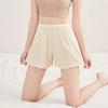 Ice Silk Women's Anti-Exposure Seamless Safety Shorts, Summer Loose Fit, Three-Quarter Length, Wear Alone or as Underwear