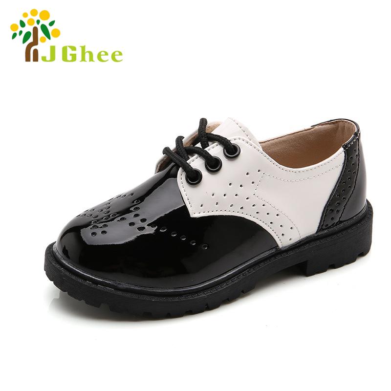 New Spring Summer Autumn Kids Shoes For Boys Girls British Children's Casual Sneakers PU Leather Fashion Shoes