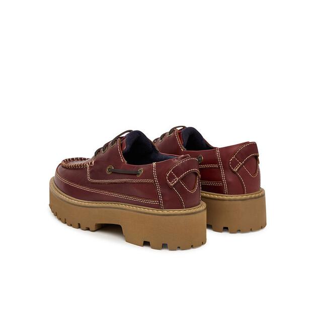 Полуботинки Tommy Jeans Archive '01 Boat Shoe Leather
