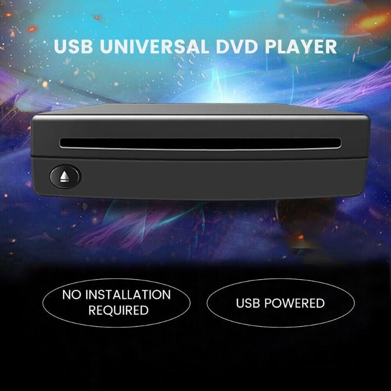 Car Radio DVD Player Disk Box External Stereo Interface USB Connection Laptop Navigation Multimedia MP5 Player Universal