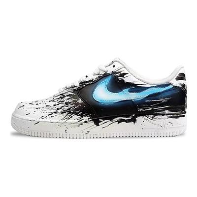 Air Force 1 07 Low, Air Force 1 Скейтбордические кроссовки Мужские Черно-белые 315122-111(КомандаG-)