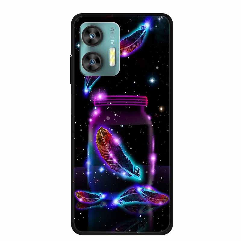 Для Oukitel C36 C35 Чехол Роскошный ТПУ Мягкий Силикон Чехлы для Телефона Задняя Крышка для Oukitel C35 OukitelC36 Ударопрочный Цветы Fundas