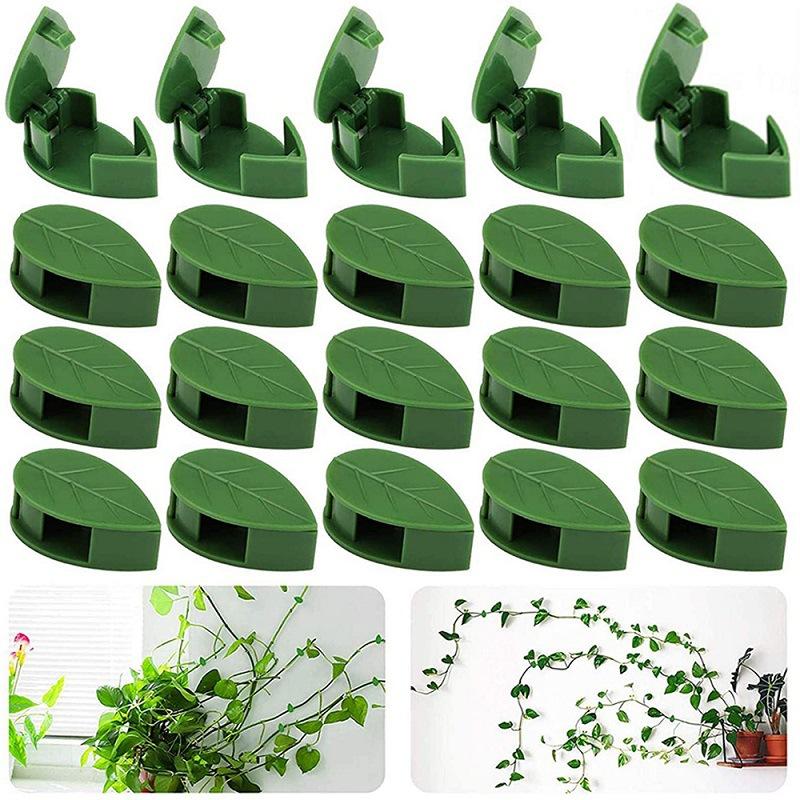 Invisible Plant Climbing Wall Fixator Clips Plant Fixture Rattan Vine Bracket Fixed Buckle Leaf Clips Traction Holder for Garden Balcony