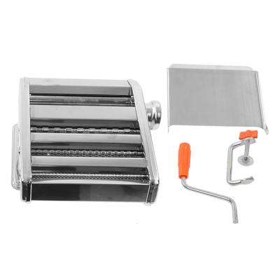 Машина для приготовления пасты из нержавеющей стали с 9 уровнями регулировки толщины, ручная машина для приготовления пасты с противоскользящим покрытием