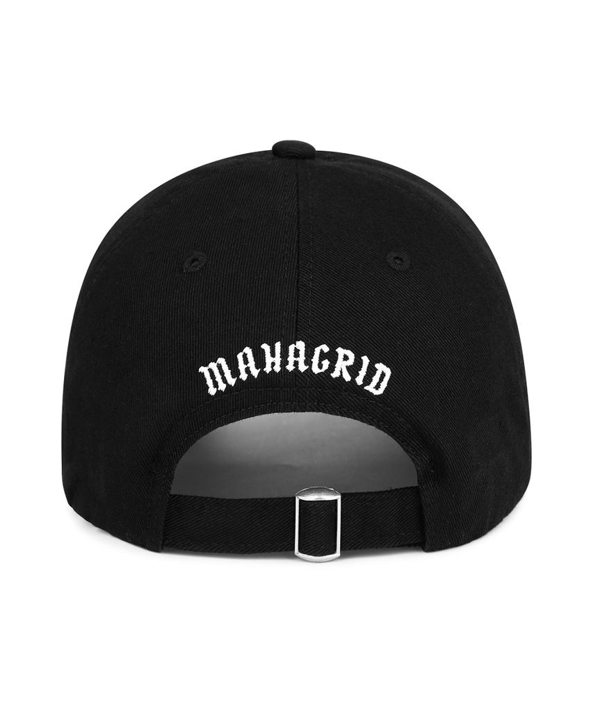 MAHAGRID Бейсболка с логотипом из чернил Черная(Mg2Ffmab21A)