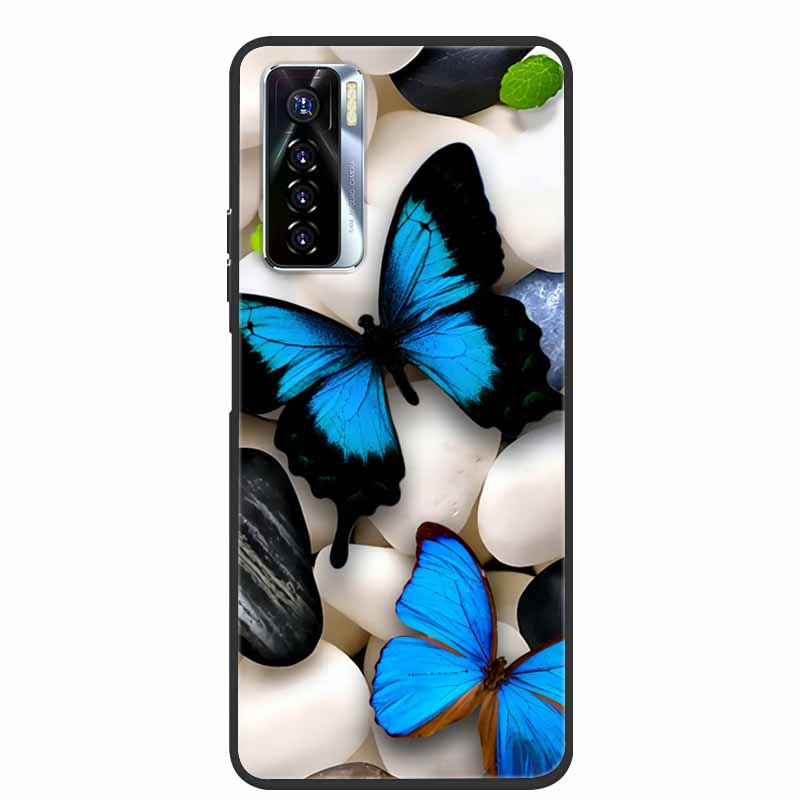 Для Tecno Camon 17 Pro Чехлы 17P 17 Мягкий ТПУ Силиконовый Чехол для Телефона для Tecno Camon 17P Задняя Крышка Бампер Fundas Camon17 CG7n Capa