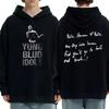 Горячая распродажа Yungblud IDOLS 2025 Графика нового альбома Свитшот Унисекс винтажные хип-хоп толстовки Мужские женские флисовые пуловеры с длинным рукавом