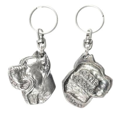 Кане Корсо, Итальянский Кане Корсо - Посеребренная подвеска в виде собаки, украшение для сумки, подвеска на рюкзак от бренда
