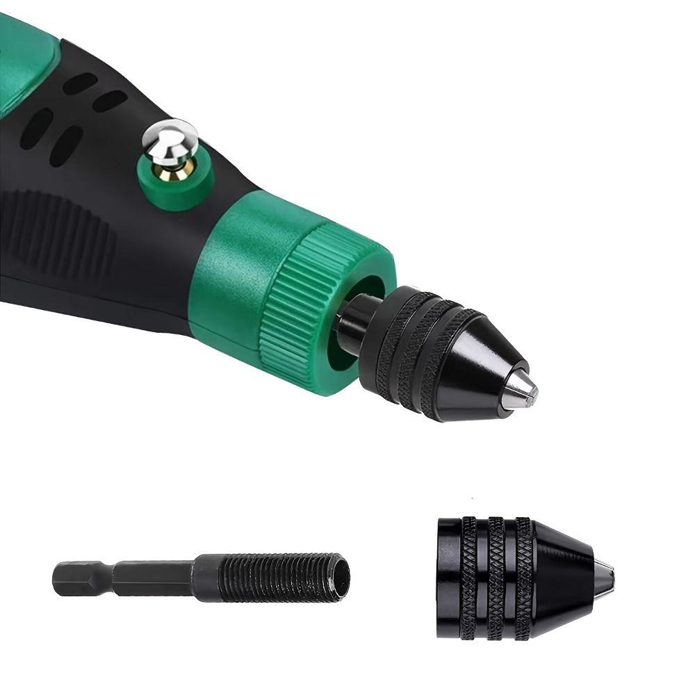 0.3-3.6mm Quick Change Drill Attachment Hex Shank Chuck Conversion Tool Auto Repair