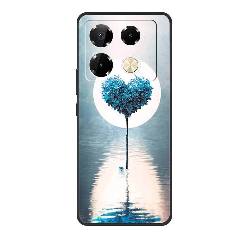 Чехол для Infinix Note 40 Pro 4G, мягкий силиконовый задний чехол из ТПУ для телефонов Infinix Note40 X6850 X6853, оригинальный цветной Capa
