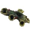 Fish Tank Escape Hole Multifunction Aquarium Hollow Log Decor Non-toxic Aquarium Dead Wood Decoration for Fish Tank Decor