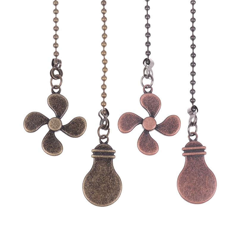 Потолочный вентилятор в форме веера, цепочка для включения/выключения света, цепочка для включения/выключения вентилятора, металлическая подвеска, удлинитель цепочки для люстры