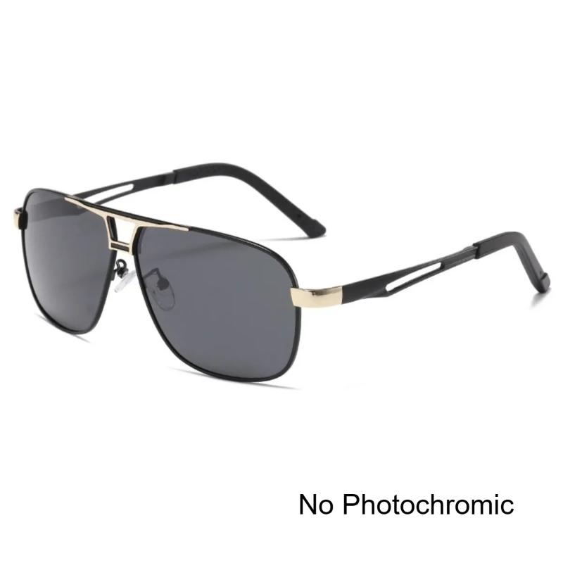 Мужские поляризационные фотохромные солнцезащитные очки для ночного видения, авиаторы, линзы с изменяемым цветом, желтые, для вождения