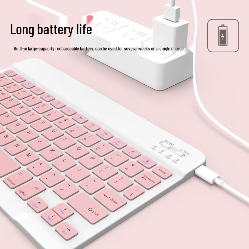 Бесшумная Bluetooth-клавиатура и мышь для зарядки для iPad, Huawei, Apple, мобильных телефонов, планшетов