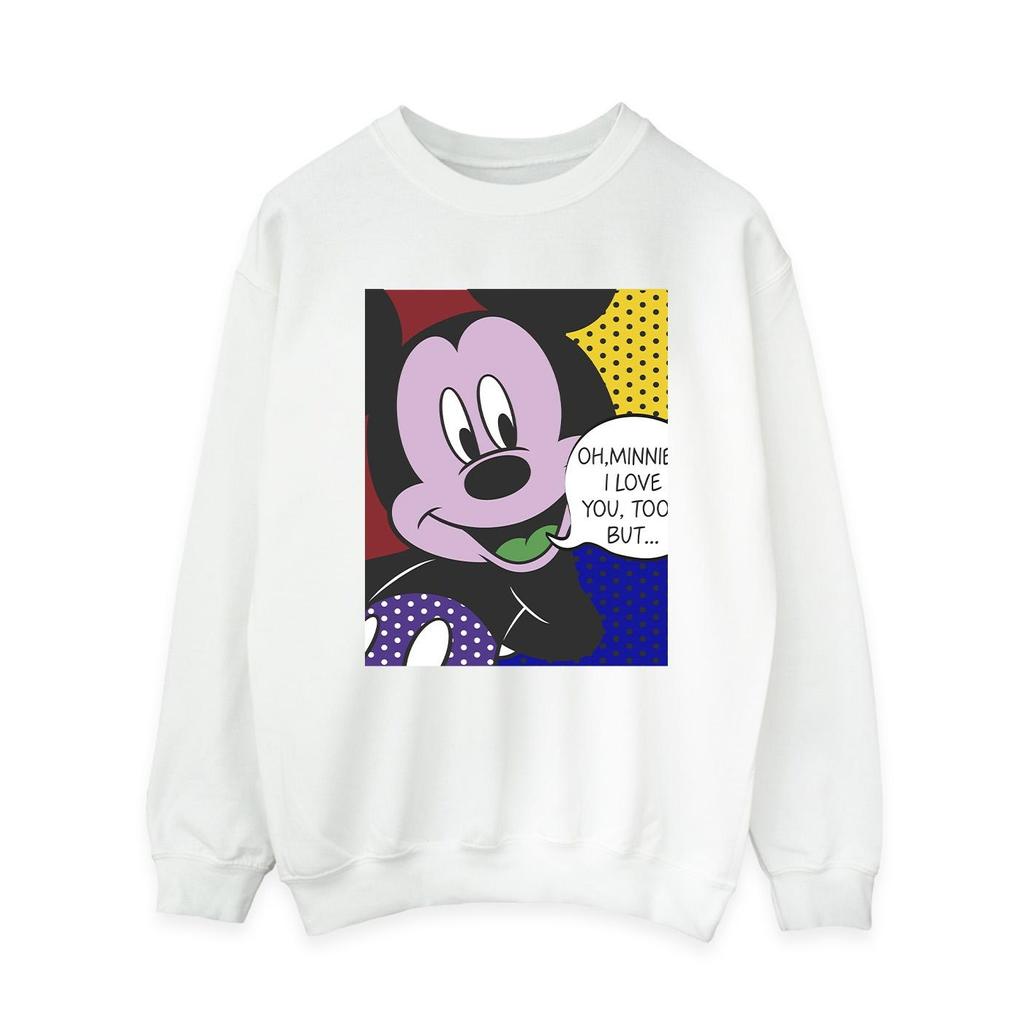 Disney Womens/Ladies Mickey Mouse Oh Minnie Pop Art Sweatshirt