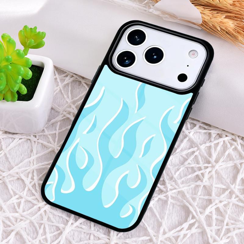 Чехол для телефона с рисунком пламени и огня для iPhone 17 Air 16 15 11 12 14 13 Pro Max Ударопрочный чехол