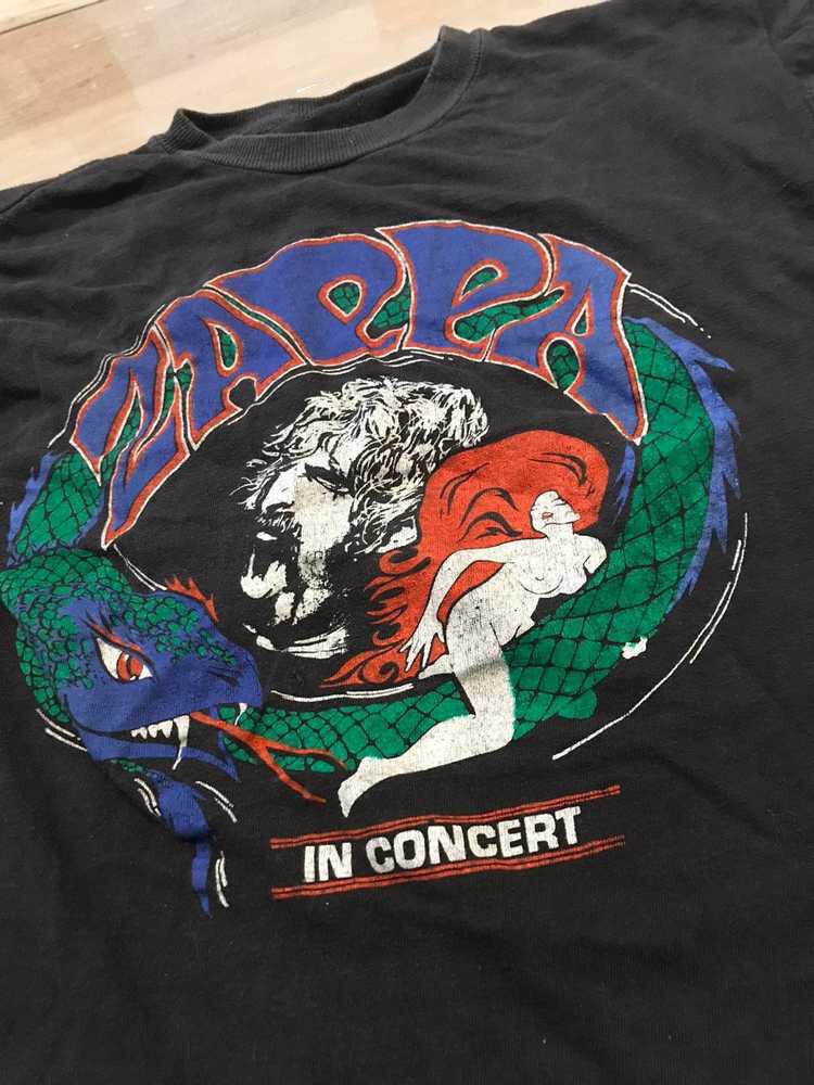 Vintage 70’s Frank Zappa Concert Shirt Short Sleeve Black Unisex S-4XL CC1357