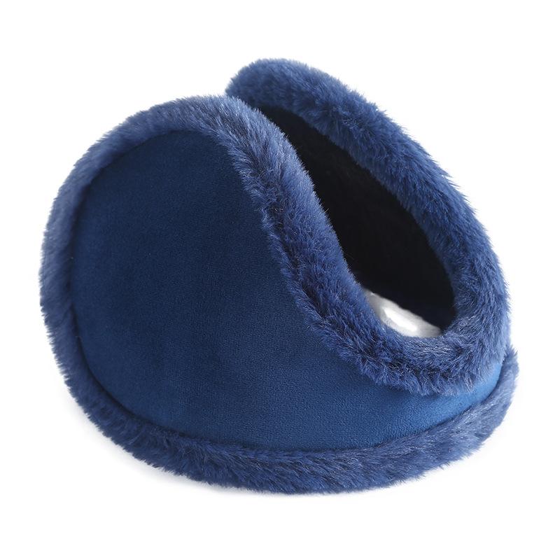 Winter Plush Earmuffs for Men and Women, Warm Ear Covers with Earpiece Option, Student Ear Warmers