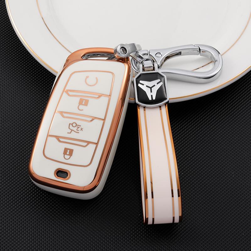 Tpu Car Key Case Key Fob Protecor Holder For Changan Cs85 Cs35 Plus Cs25 Cs95 Cs85 Coupe Shell Keychain Protection Cover