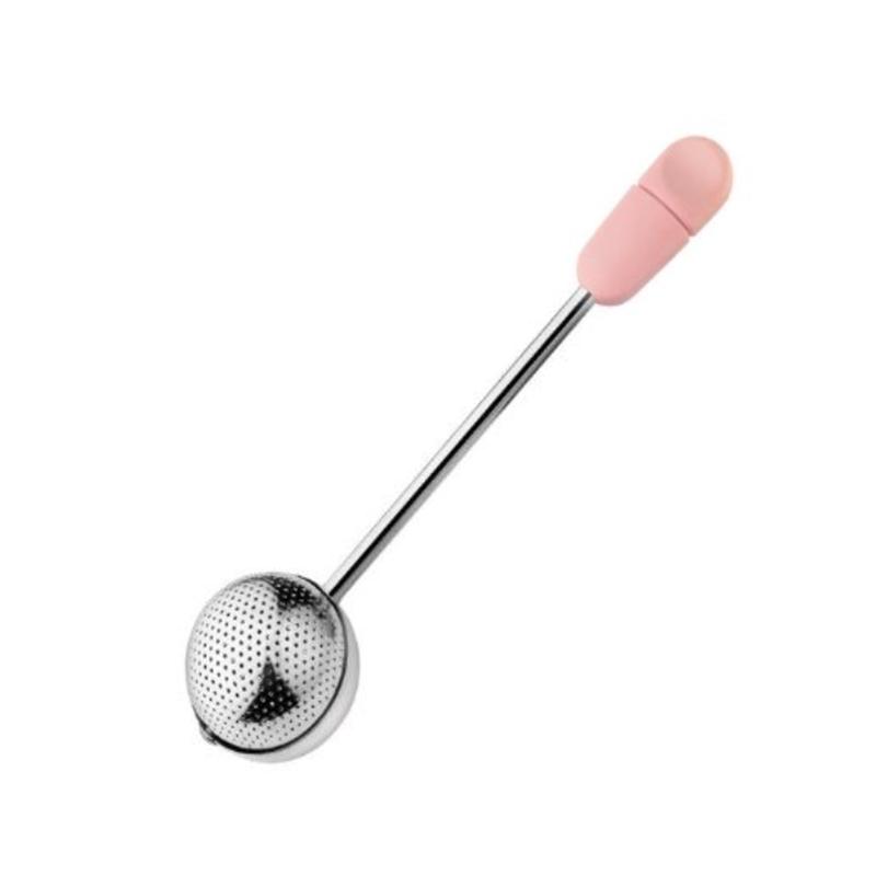 Чайные ситечки из нержавеющей стали с длинной ручкой, фильтр для слива чая, сетчатый, многоразовый, для приготовления кофе и чая, заварники для чайника, кухонные аксессуары