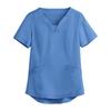 Women's Short Sleeve Scrub Top - Nurse/Surgeon Workwear T-Shirt Gown