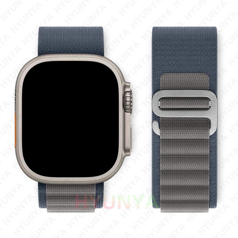 Альпийский ремешок для Apple Watch Band Series 10 9 8 7 SE Ultra 2 41мм 42мм 45мм 46мм 49мм 40мм 44мм IWatch Correa Ремешок Браслет