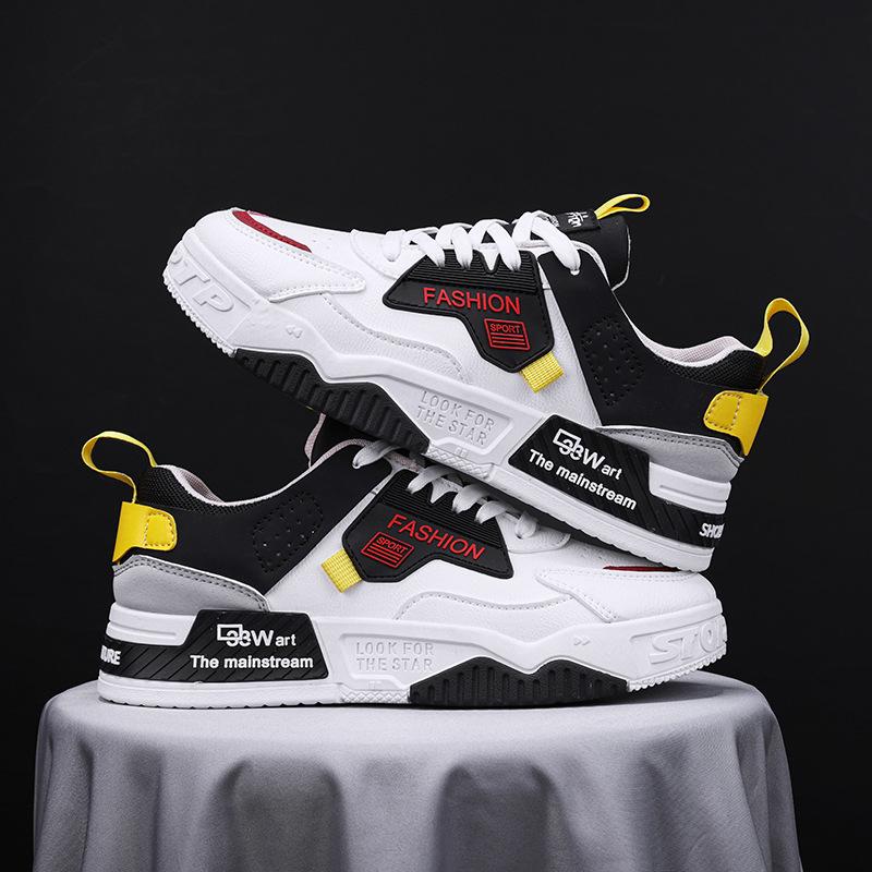 2024 Весна и Осень Новые Универсальные Модные Повседневные Кроссовки Молодежные Толстые Подошвы Мужские Кроссовки Для Бега Скейтбординга Кроссовки Мужские
