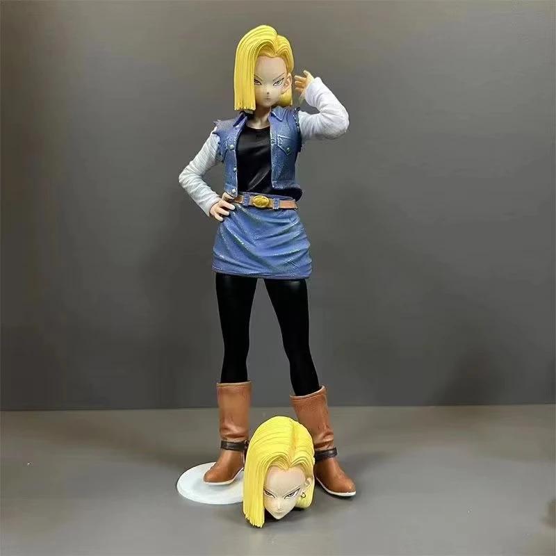 26 см/10,2 дюйма Dragon Ball Z Аниме Персонаж Андроид 18 ПВХ Фигурка Действия Фигурка Модель Коллекция Украшение Игрушки Подарок