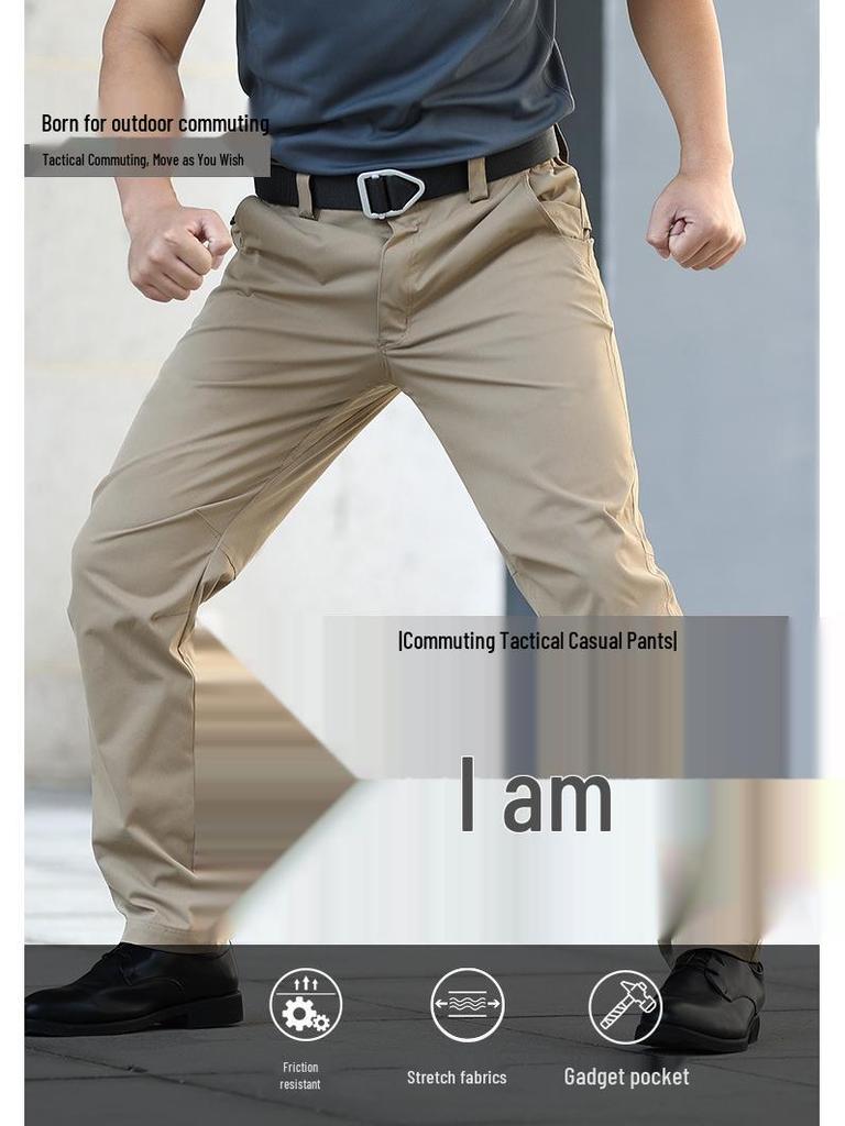 Тактические мужские водонепроницаемые брюки облегающего кроя Angken: Износостойкий, Пятноустойчивый, Повседневный уличный стиль на весну/осень