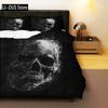 Duvet Cover Set Halloween Smoke Dark Horror Theme Halloween Bedding Set Perfect For Bedroom Living Room Photography Decoration.