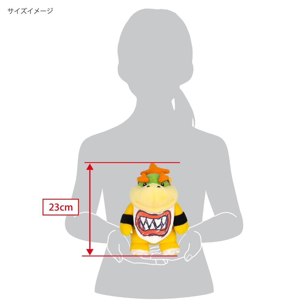 Sanei Boeki Super Mario ALL STAR COLLECTION Боузер-младший. (S) Ш13×Г15,5×В23см Плюш AC11