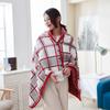 Keep Warm Multi-function Shawl Blanket Winter Lazy Casual Office Blanket  for Women and Office Use