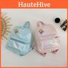 Laser Colored Rabbit Bear Letter Fashion Backpack Breathable Suitable Daily