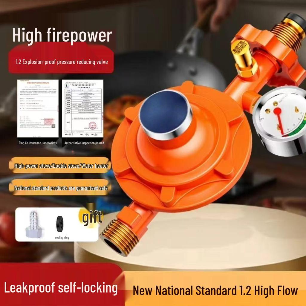 Универсальный газовый регулятор низкого давления с самозапирающимся клапаном для бытового и коммерческого использования