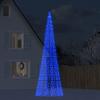 VidaXL LED Christmas Tree On Flagpole 1534 LEDs Blue 500 Cm, Christmas Decoration, LED Light, Christmas Light 358119