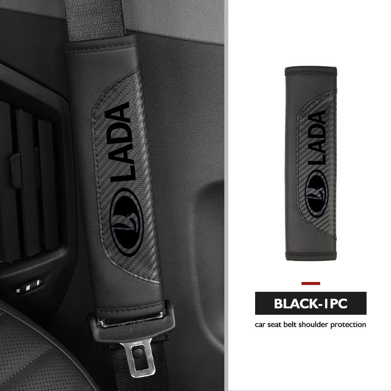 Car Seat Belt Cover Shoulder Cushion Adjustable Accessories For Lada Xray Sedan Sport Granta Priora Kalina Vesta Samara PP27