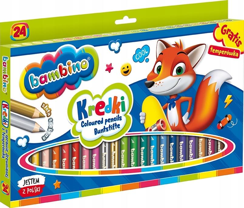 KREDKI BAMBINO 24KOL JUMBO +TEMP. A"4 0447